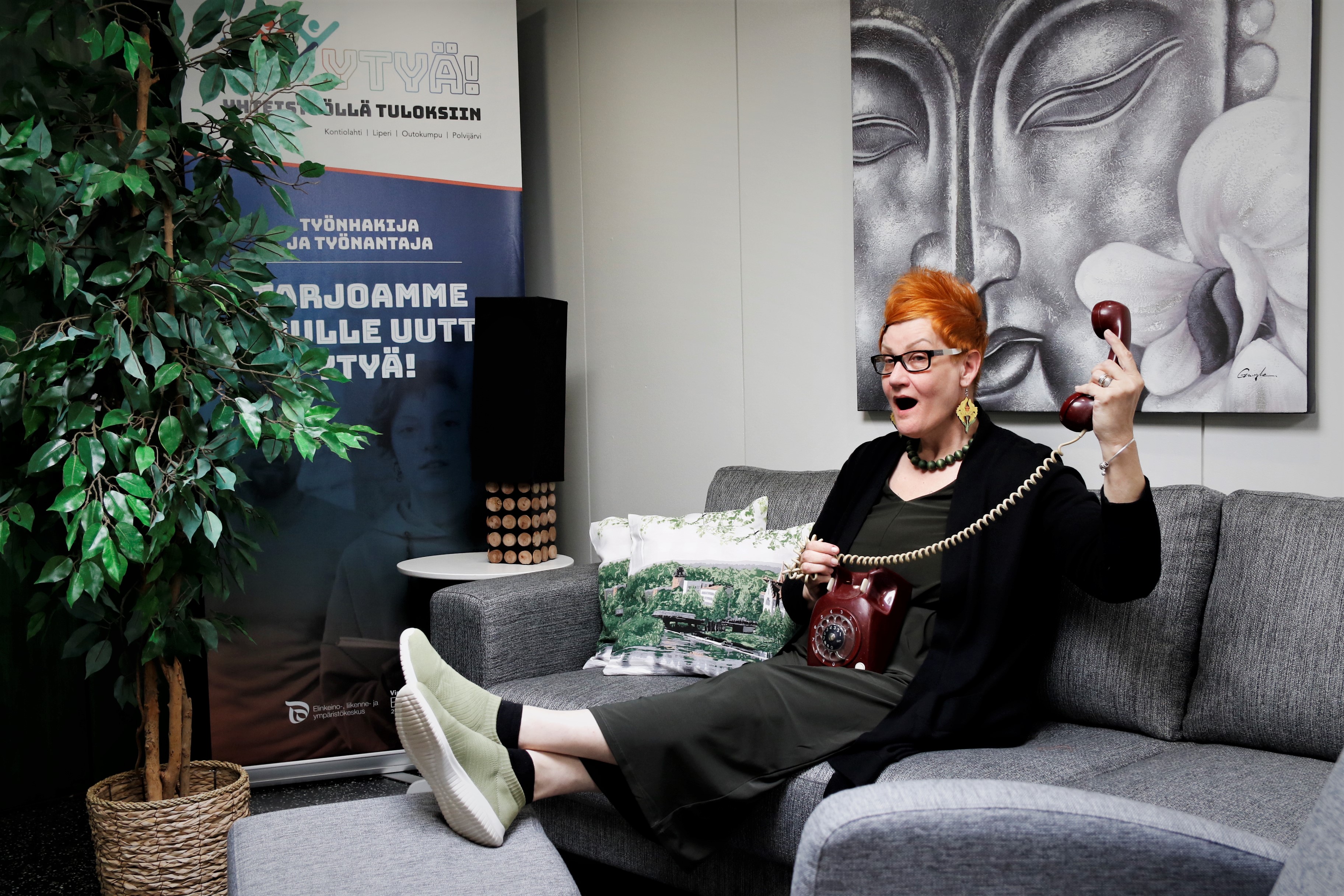 Polvijärven kunnan työllisyyspalveluiden esihenkilö Anne Purmonen